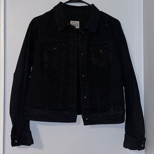 Black Wax Jean Jacket